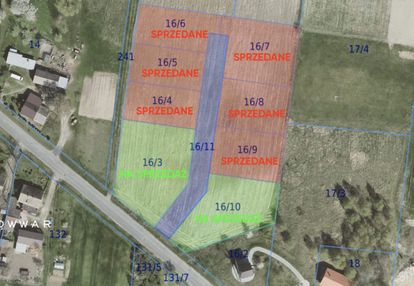 Działka budowlana na granicy milicza