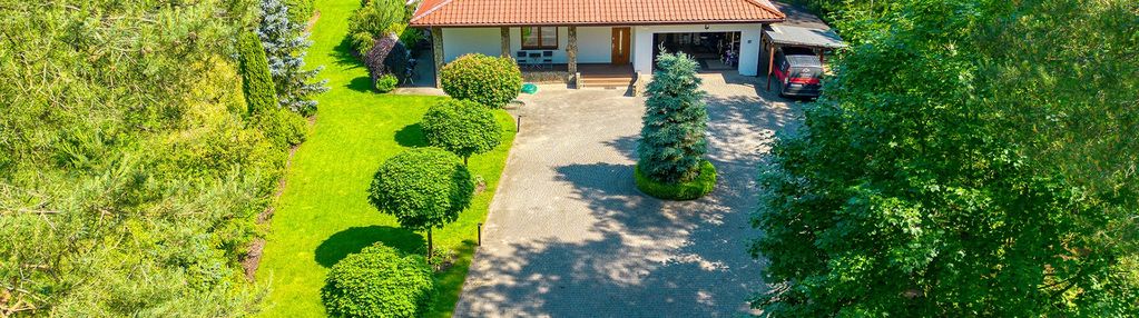 Dom wolnostojący w środku lasu! 235m2 basen, sauna