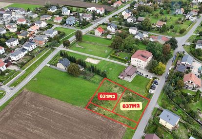 831m2 i 837m2 | media miejskie | łany wielkie |