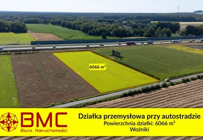 Działka przemysłowa woźniki 6066m2