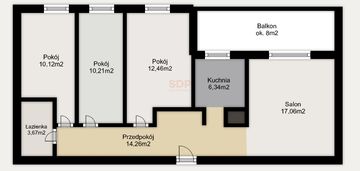 4 pokoje z balkonem/przy terenach zielonych