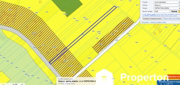 Działka budowlana   7200 m²  paprotnia/gm. stężyca