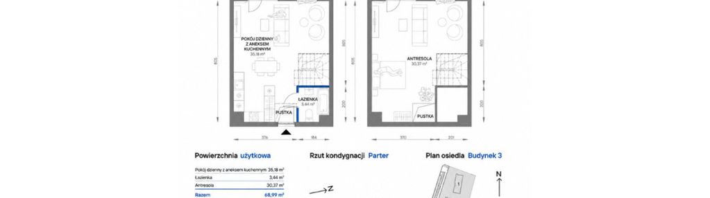Nawet 3 sypialnie/dwupoziomowe/ogródek/balkon