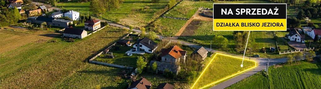 Tania działka - blisko jeziora. wszystkie media