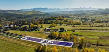 Podhalańska oaza – działka w białce tatrzańskiej