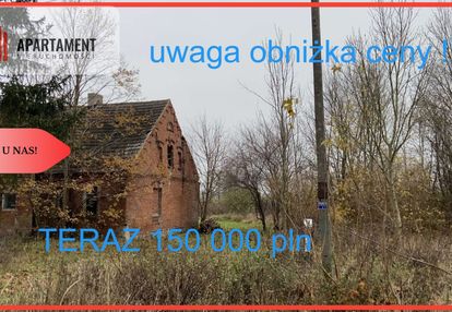 Duża działka z domem do odbudowy bądź rozbiórki