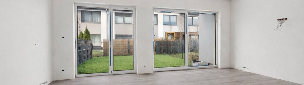 Ogródek 73m2+taras10m2-wysokie poddasze-kameralnie