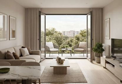 Duży salon 21 m2 | 2 pokoje | balkon | czyżyny