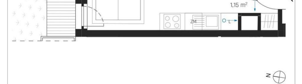Kawalerka gdańsk stare miasto, widok na motławę