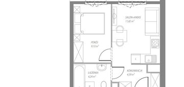 Centrum | nowe 2 pok. z loggią | <300 000 zł