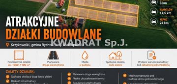 Atrakcyjne działki budowlane krzyżowniki