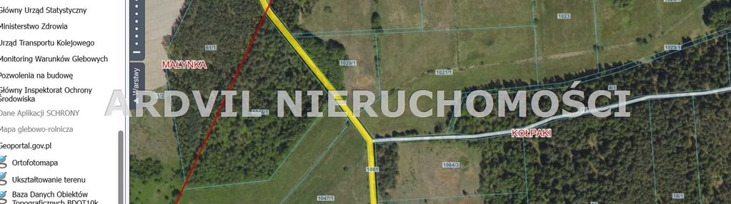 Atrakcyjna działka kołpaki