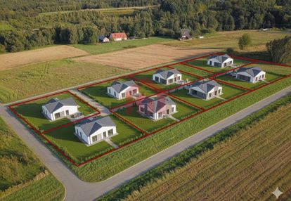 Działki od 7 do 9 ar pod budowę ul. poziomkowa