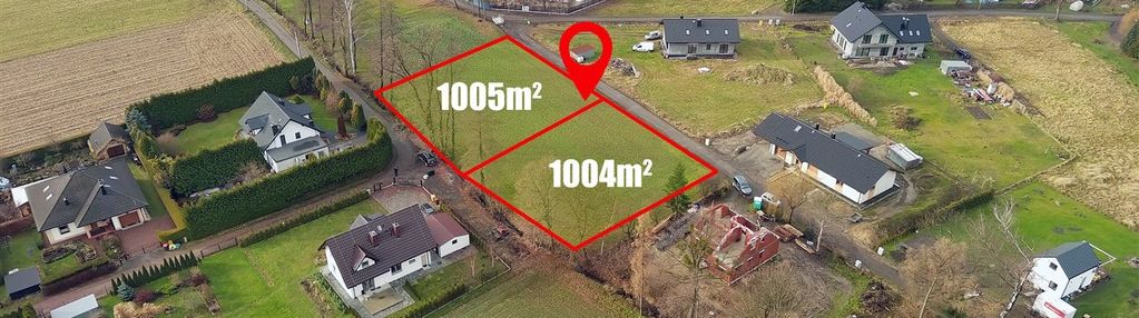 Dwie działki w chybiu