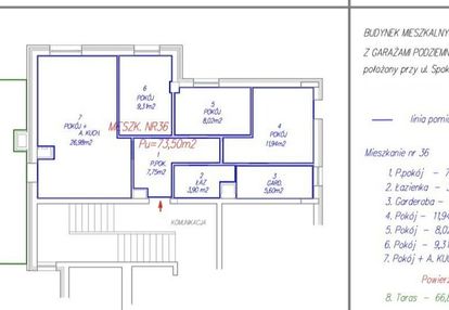 Mieszkanie w centrum z dużym tarasem 70 m²
