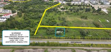 Działka budowlana 607 m2 pruszcz gdański