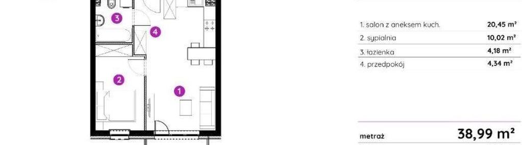 2 pok 36 m2 łódż przy politechnice łódzkiej