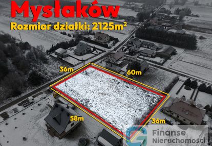 Działka na sprzedaż – mysłaków, gm. nieborów