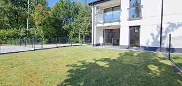 Nowe trzy-pokojowe mieszkanie z ogrodem