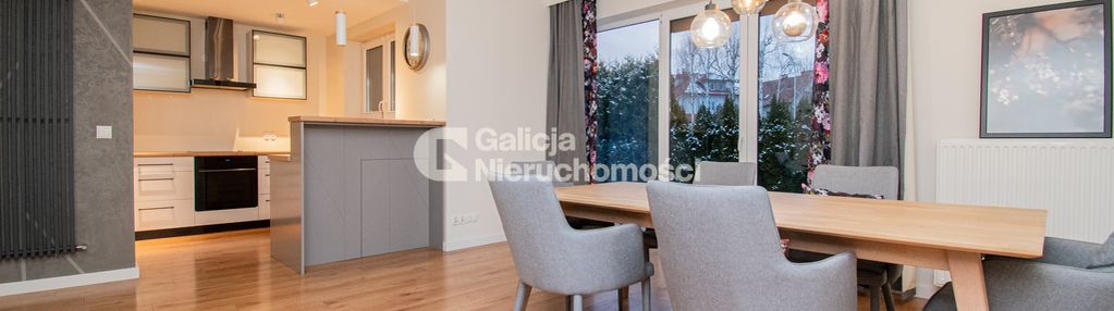 Dwupoziomowe mieszkanie z ogrodem i sauną