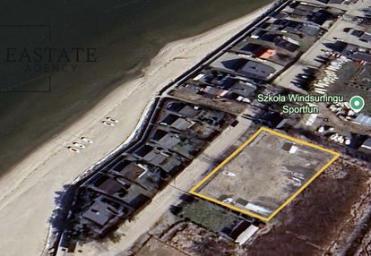 Działka inwestycyjna, 80 m od plaży