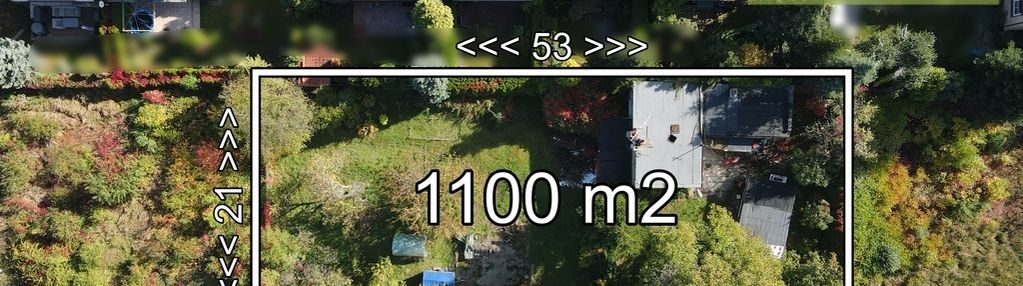 Działka budowlana o pow. 1100m2 / ul. mazowiecka, parkitka!