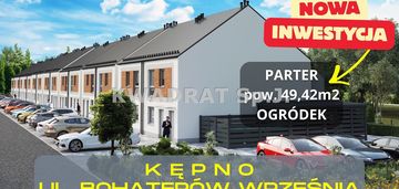 Kępno - mieszkanie o pow. 49,42m2 + ogródek