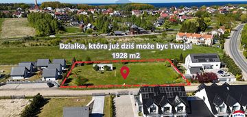 Niechorze-uzbrojona działka budowlana