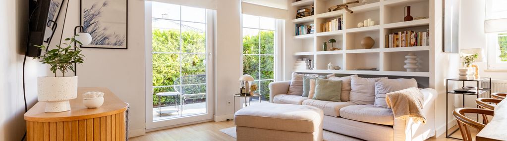 Stylowe mieszkanie z własnym ogrodem