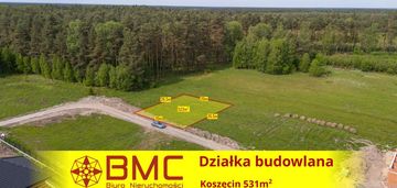 Działka pod lasem koszęcin 531 m2 (ostatnie 3)