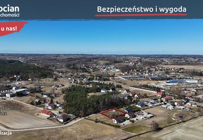 W pełni uzbrojona, ogrodzona działka pod lasem!