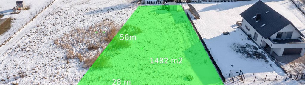 Działka w bolminie, chęciny - 1482m2 z wz