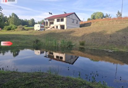 Dom w budowie nad rzeką dz. 2924 m² natura 2000