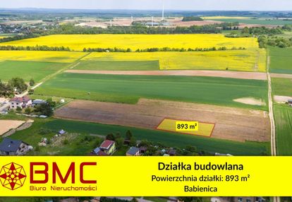 Działka budowlana babienica 893m2