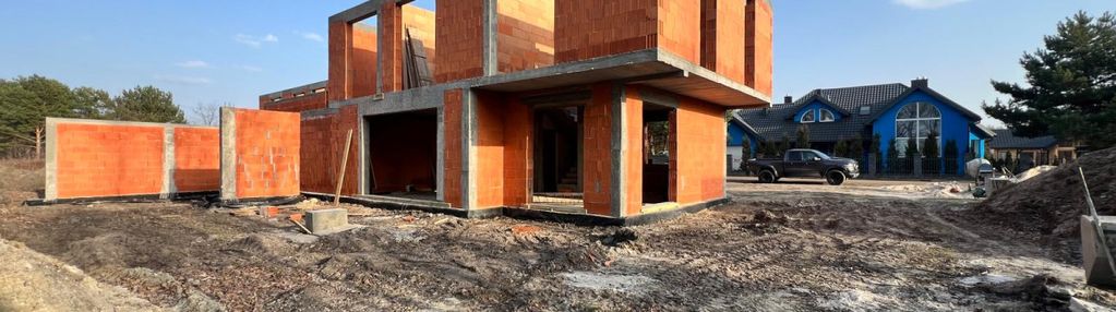 Nowoczesny dom podwójny garaż duża działka