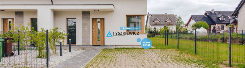 Bliźniak na sprzedaż szklana gm. sierakowice