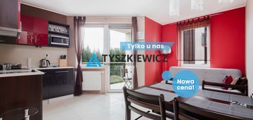Umeblowany lokal w jastrzębiej górze, dwa balkony.