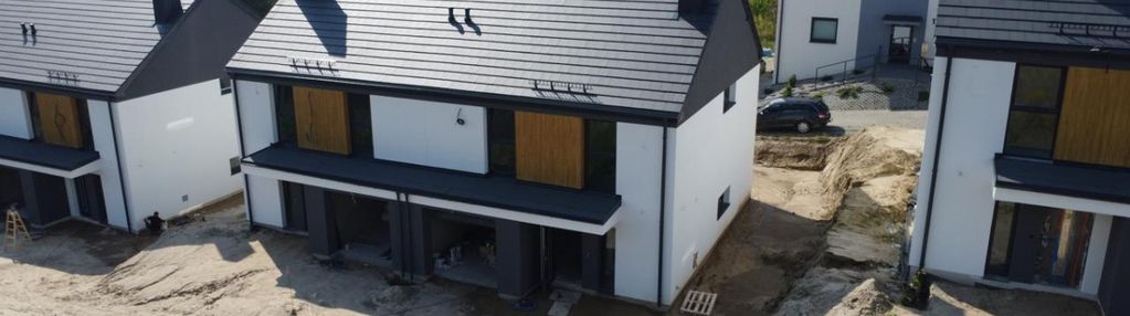 5 pokoi, garaż, budynek łączony garażami