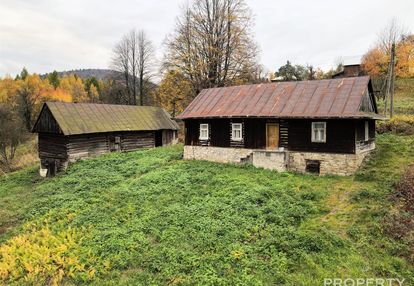 Szymbark k/gorlic działka 1,58 ha dom drewniany
