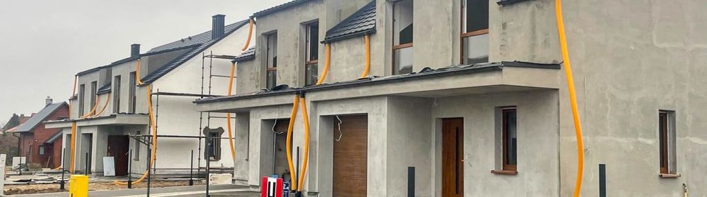 Kanalizacja, działka na własność - bliźniak