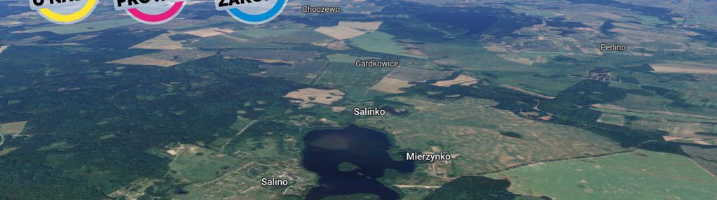 Działka nad jeziorem salino