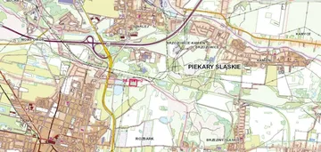 Działka inwestycyjna autostrada A1 węzeł Piekary