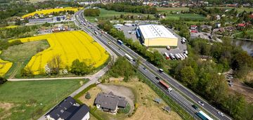 Działka komercyjna przy drodze krajowej e75