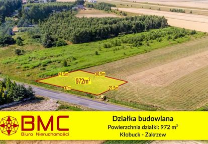 Działka budowlana pnb kłobuck zakrzew 972m2
