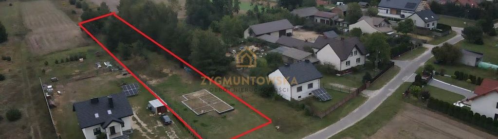 Gotowa pod budowę! działka z fundamentami w owadów