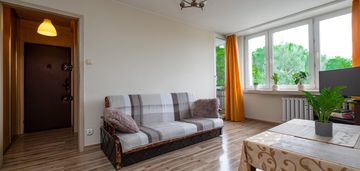 Dwa pokoje na saskiej kępie z widokiem na zieleń