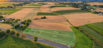 Działka budowlano-usługowa 1001 m² | bogucin