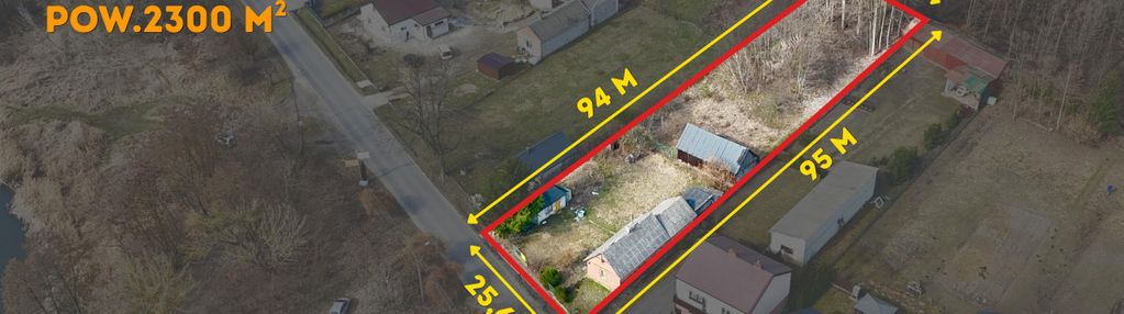 Działka z budynkiem mieszkalnym