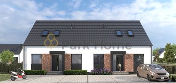 Nowoczesny dom bliźniak w nowym luboszu