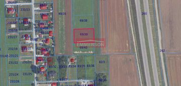 Poskwitów- działka budowlana, płaska, słoneczna